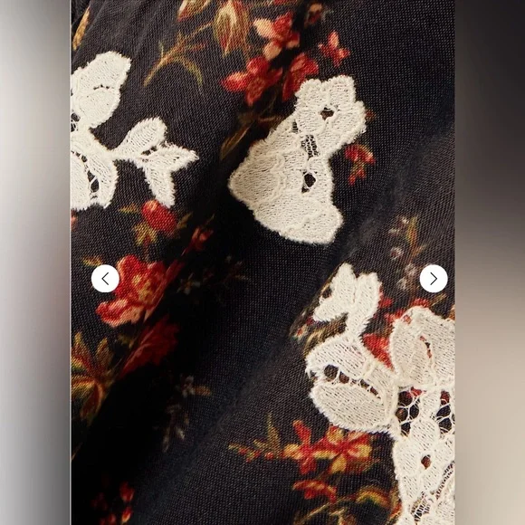 DÔEN
Coraline floral-print satin midi dress - Picture 5 of 5